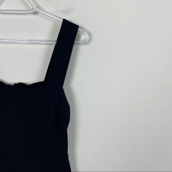 Madewell Apron Bow-Back Wide Leg Jumpsuit Black Size 0 - Picture 4 of 9